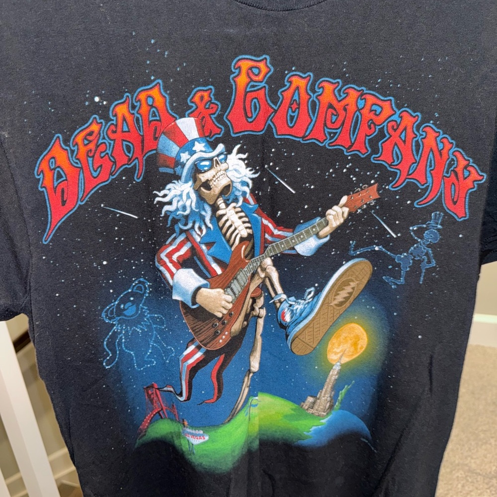 Grateful Dead and company 2015 tour shirt medium liquid blue - Picture 2 of 3